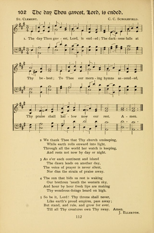 Northfield Hymns for Young People page 112