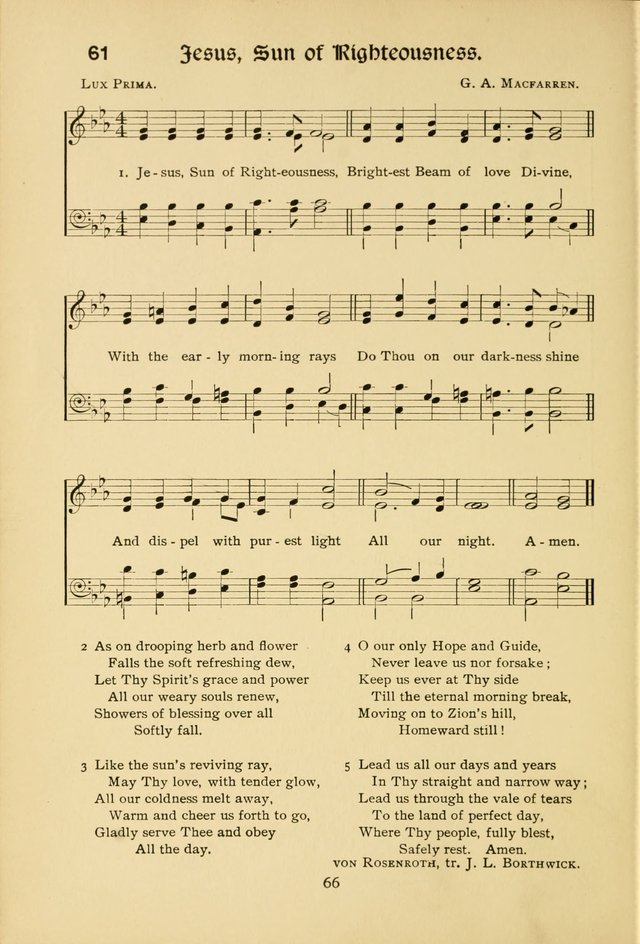 Northfield Hymns for Young People page 66