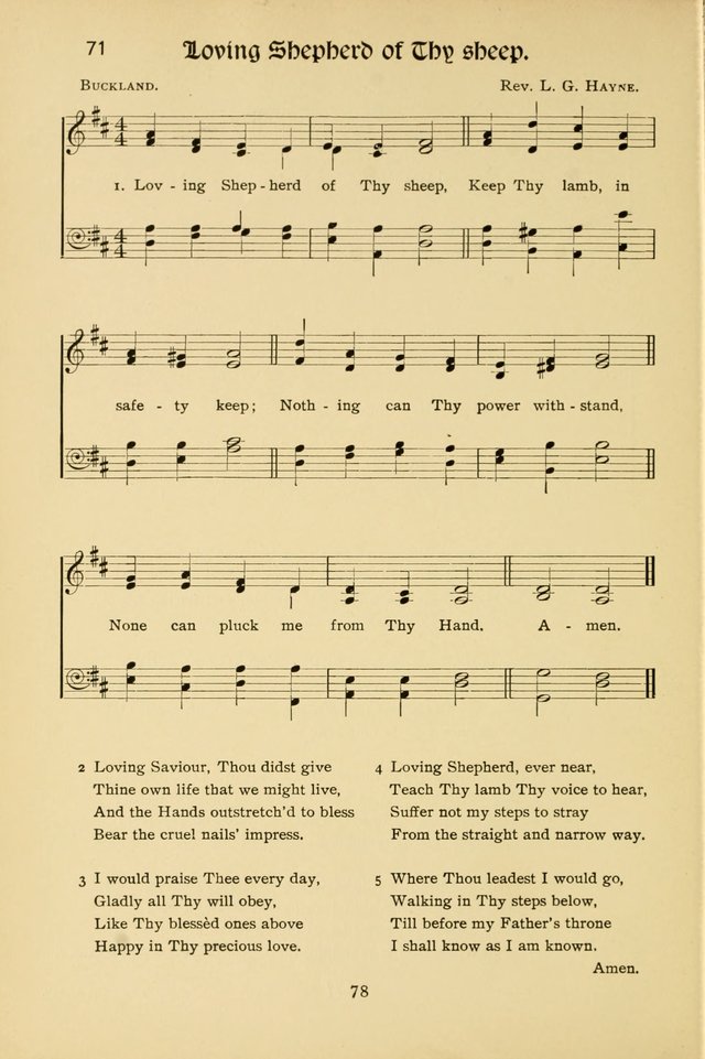 Northfield Hymns for Young People page 78