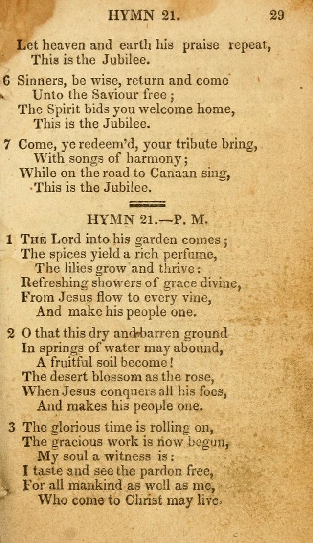 The New and Improved Camp Meeting Hymn Book: being a choice selection of hymns from the most approved authors. Designed to aid in the public and private devotions of Christians page 36