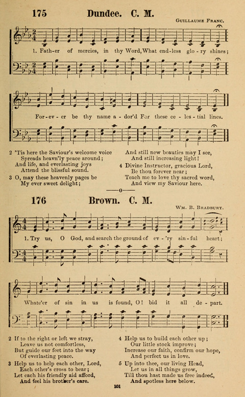 The New Jubilee Harp: or Christian hymns and song. a new collection of hymns and tunes for public and social worship page 101