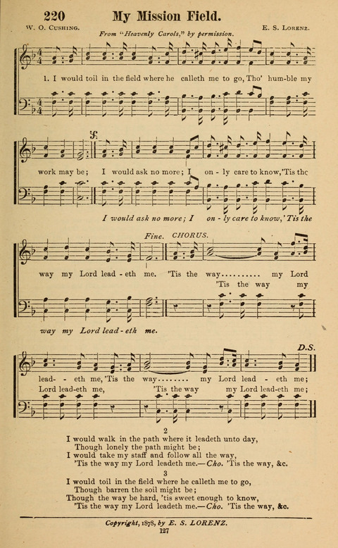 The New Jubilee Harp: or Christian hymns and song. a new collection of hymns and tunes for public and social worship page 127