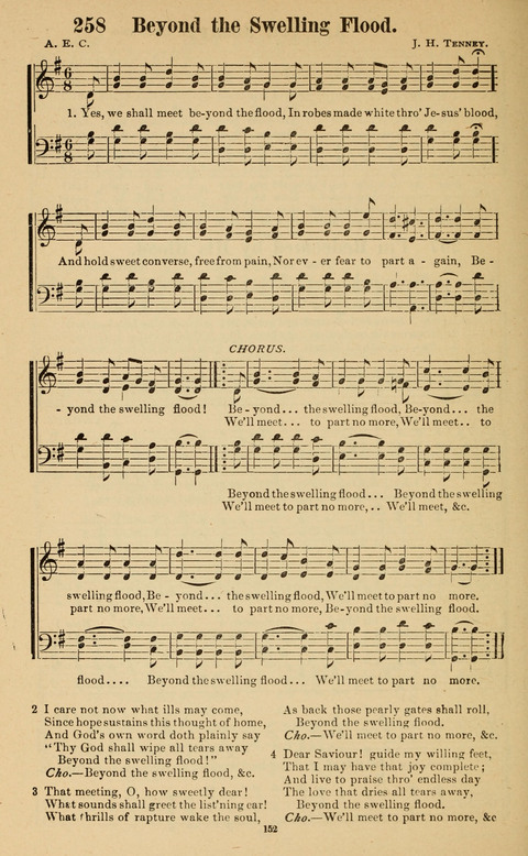 The New Jubilee Harp: or Christian hymns and song. a new collection of hymns and tunes for public and social worship page 152