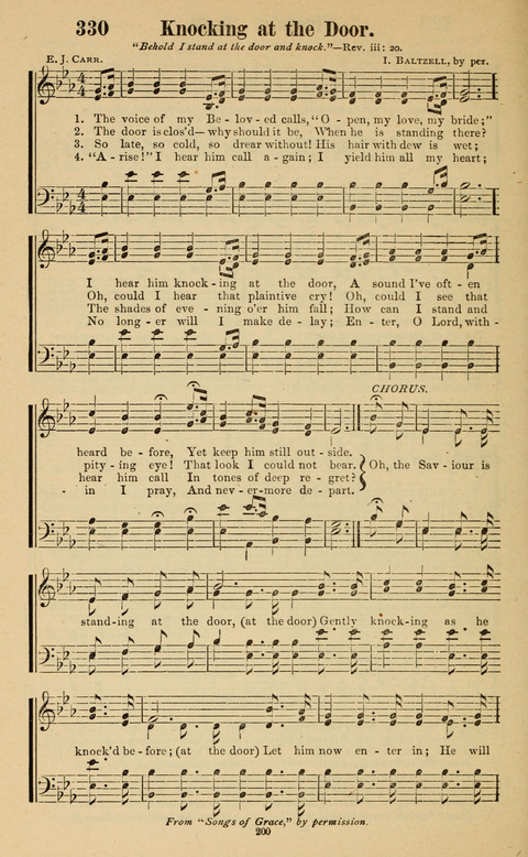 The New Jubilee Harp: or Christian hymns and song. a new collection of hymns and tunes for public and social worship page 200