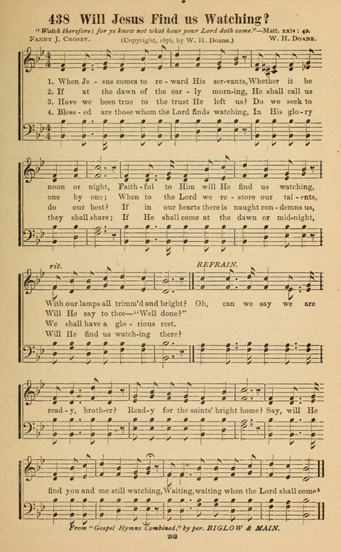 The New Jubilee Harp: or Christian hymns and song. a new collection of hymns and tunes for public and social worship page 263
