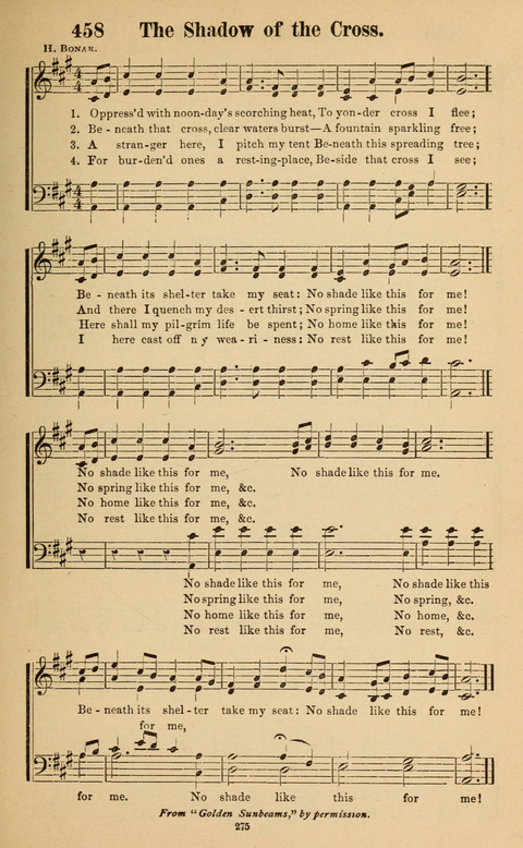 The New Jubilee Harp: or Christian hymns and song. a new collection of hymns and tunes for public and social worship page 275