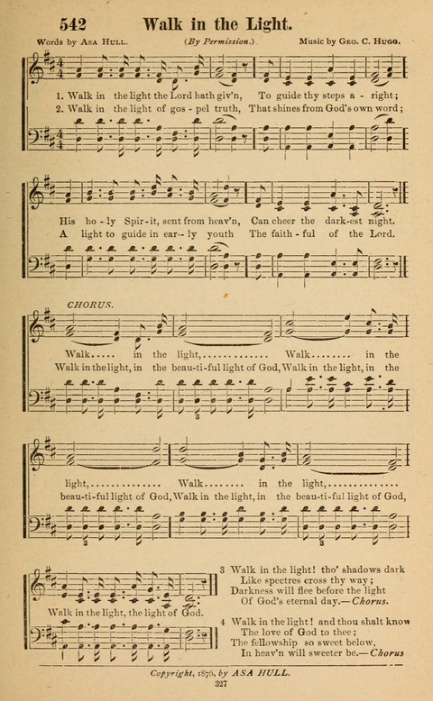 The New Jubilee Harp: or Christian hymns and song. a new collection of hymns and tunes for public and social worship page 327