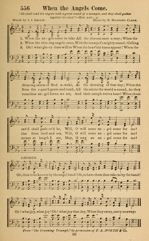 The New Jubilee Harp: or Christian hymns and song. a new collection of hymns and tunes for public and social worship page 337