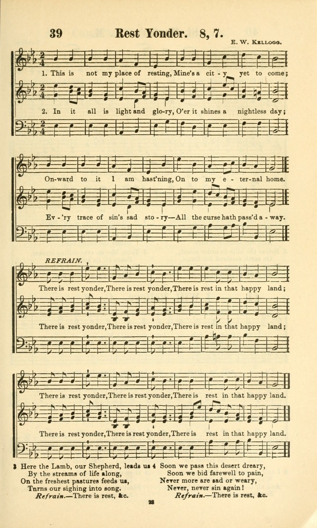 The New Jubilee Harp: or Christian hymns and songs. a new collection of hymns and tunes for public and social worship (With supplement) page 23