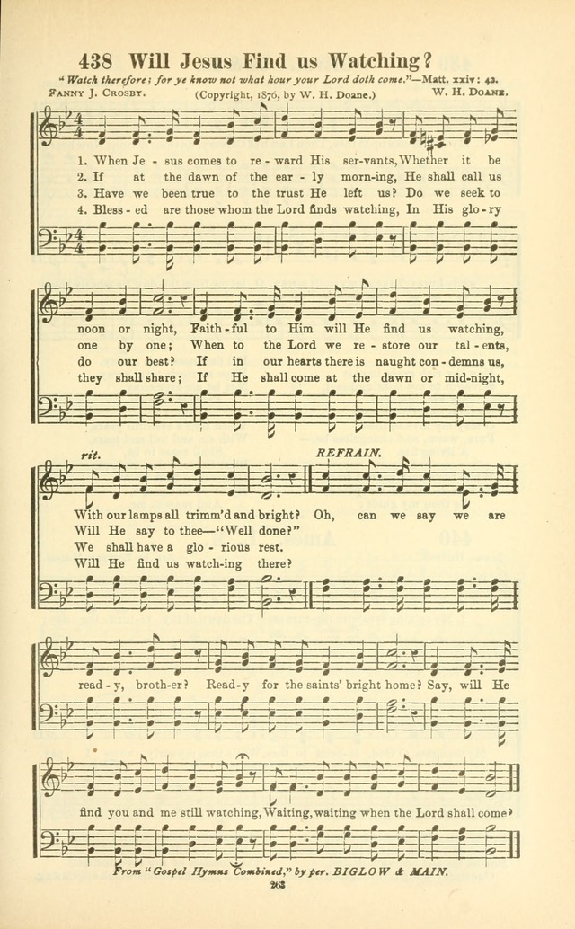 The New Jubilee Harp: or Christian hymns and songs. a new collection of hymns and tunes for public and social worship (With supplement) page 267