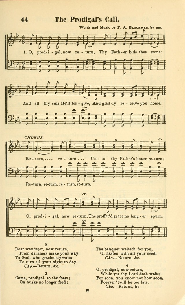 The New Jubilee Harp: or Christian hymns and songs. a new collection of hymns and tunes for public and social worship (With supplement) page 27