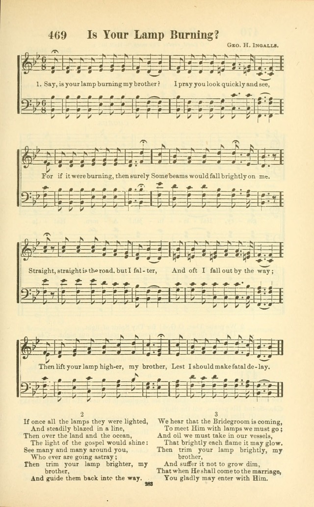 The New Jubilee Harp: or Christian hymns and songs. a new collection of hymns and tunes for public and social worship (With supplement) page 287