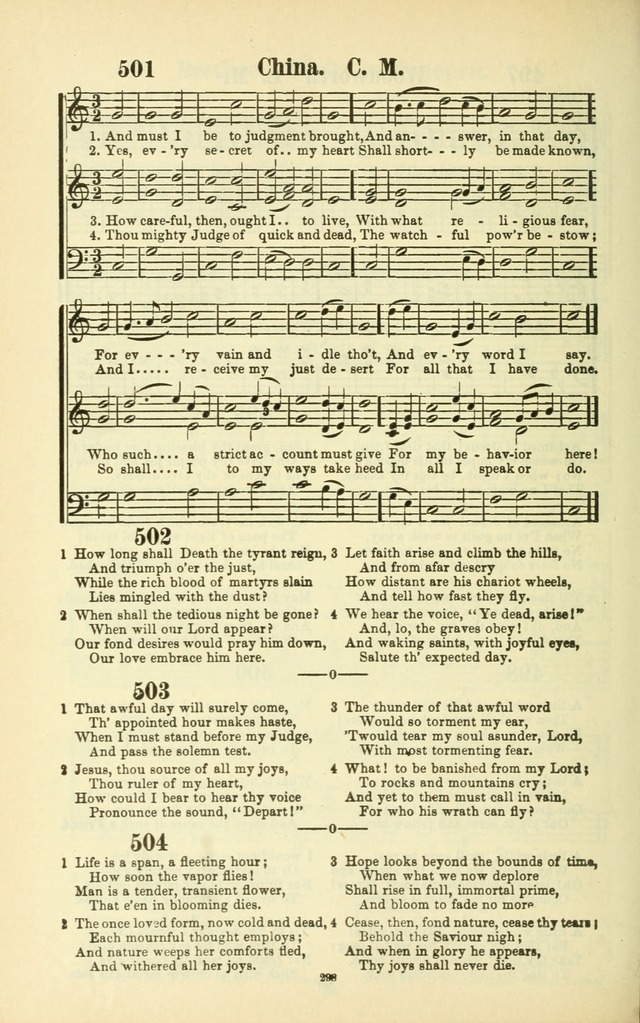 The New Jubilee Harp: or Christian hymns and songs. a new collection of hymns and tunes for public and social worship (With supplement) page 302