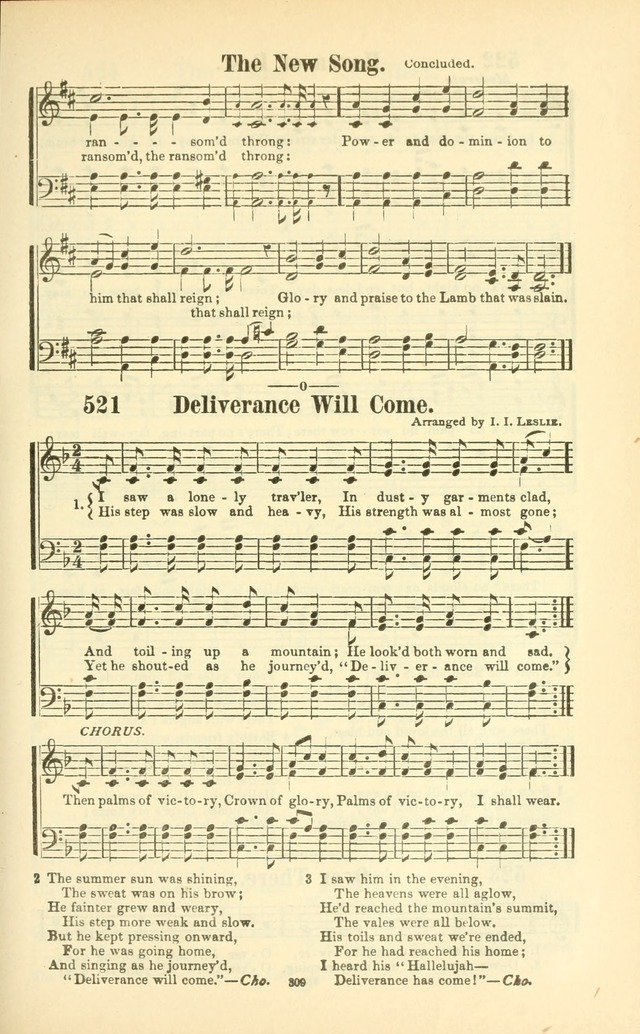 The New Jubilee Harp: or Christian hymns and songs. a new collection of hymns and tunes for public and social worship (With supplement) page 313