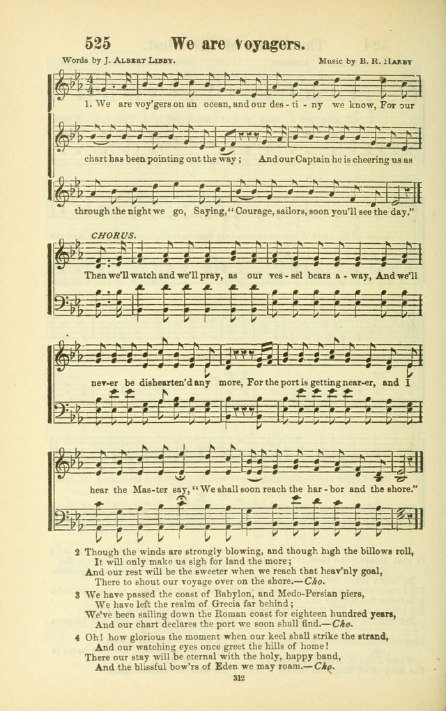 The New Jubilee Harp: or Christian hymns and songs. a new collection of hymns and tunes for public and social worship (With supplement) page 316