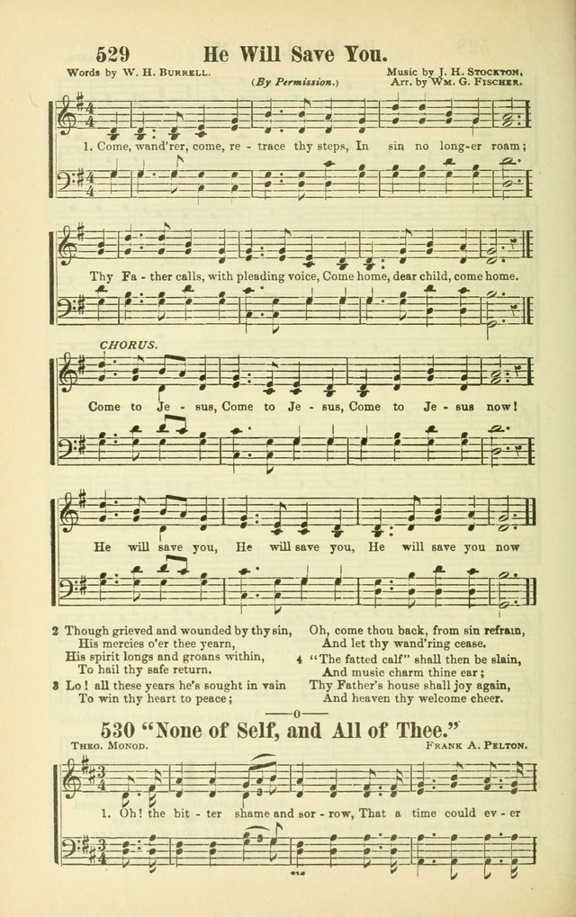 The New Jubilee Harp: or Christian hymns and songs. a new collection of hymns and tunes for public and social worship (With supplement) page 320