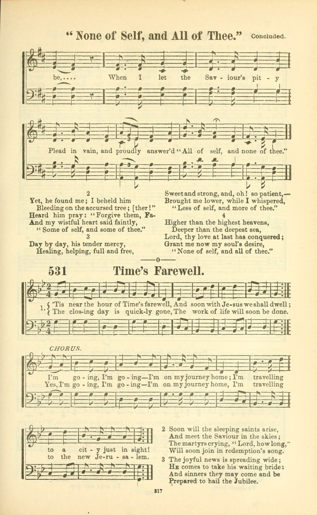 The New Jubilee Harp: or Christian hymns and songs. a new collection of hymns and tunes for public and social worship (With supplement) page 321