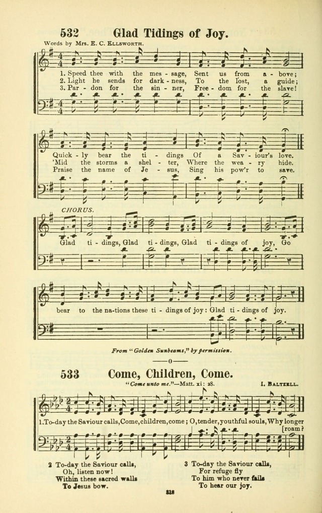 The New Jubilee Harp: or Christian hymns and songs. a new collection of hymns and tunes for public and social worship (With supplement) page 322