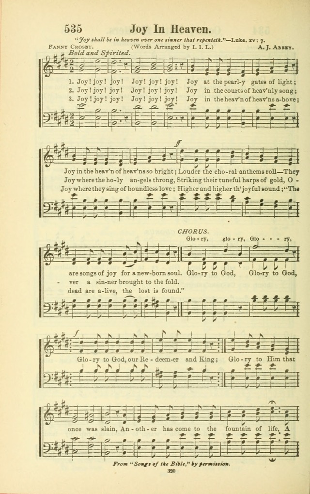 The New Jubilee Harp: or Christian hymns and songs. a new collection of hymns and tunes for public and social worship (With supplement) page 324