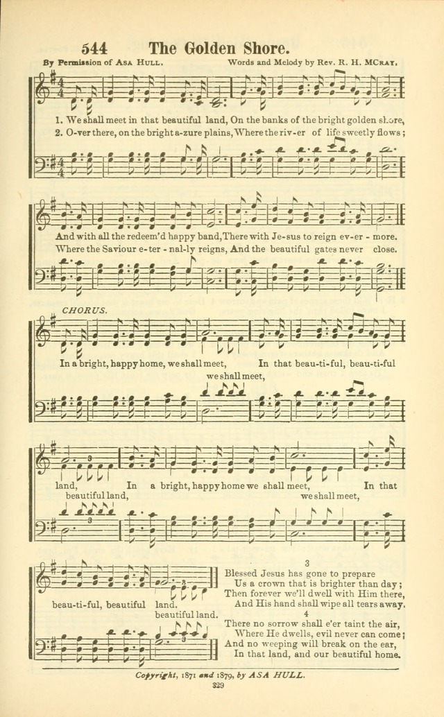 The New Jubilee Harp: or Christian hymns and songs. a new collection of hymns and tunes for public and social worship (With supplement) page 333