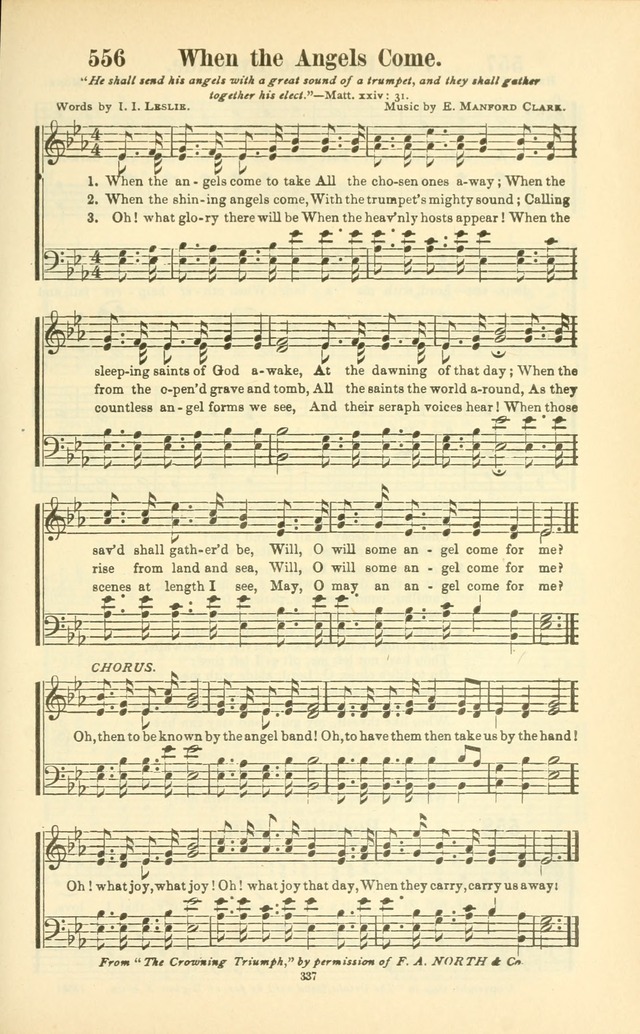 The New Jubilee Harp: or Christian hymns and songs. a new collection of hymns and tunes for public and social worship (With supplement) page 341