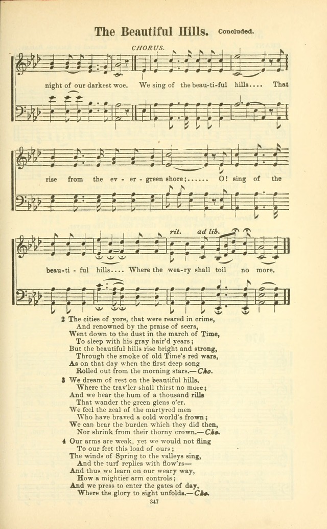 The New Jubilee Harp: or Christian hymns and songs. a new collection of hymns and tunes for public and social worship (With supplement) page 351
