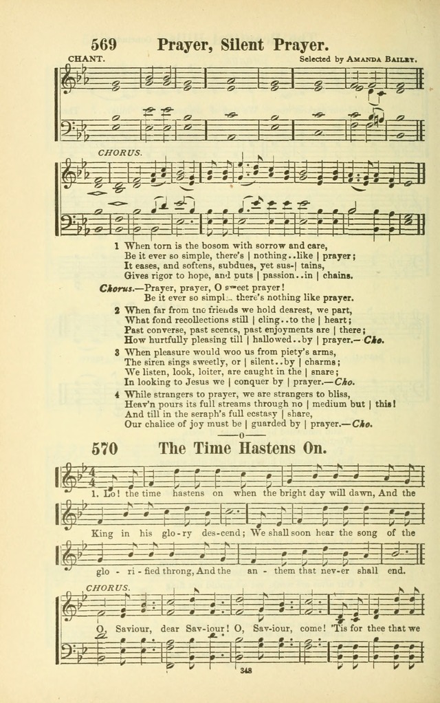 The New Jubilee Harp: or Christian hymns and songs. a new collection of hymns and tunes for public and social worship (With supplement) page 352