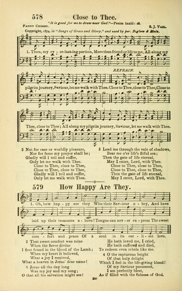 The New Jubilee Harp: or Christian hymns and songs. a new collection of hymns and tunes for public and social worship (With supplement) page 360