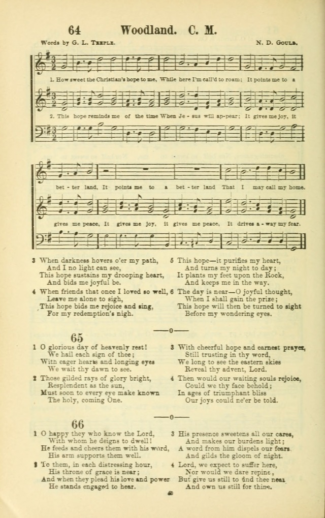 The New Jubilee Harp: or Christian hymns and songs. a new collection of hymns and tunes for public and social worship (With supplement) page 40