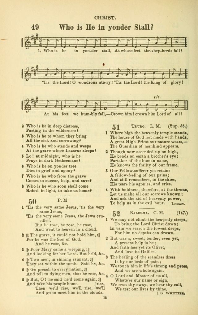 The New Jubilee Harp: or Christian hymns and songs. a new collection of hymns and tunes for public and social worship (With supplement) page 418