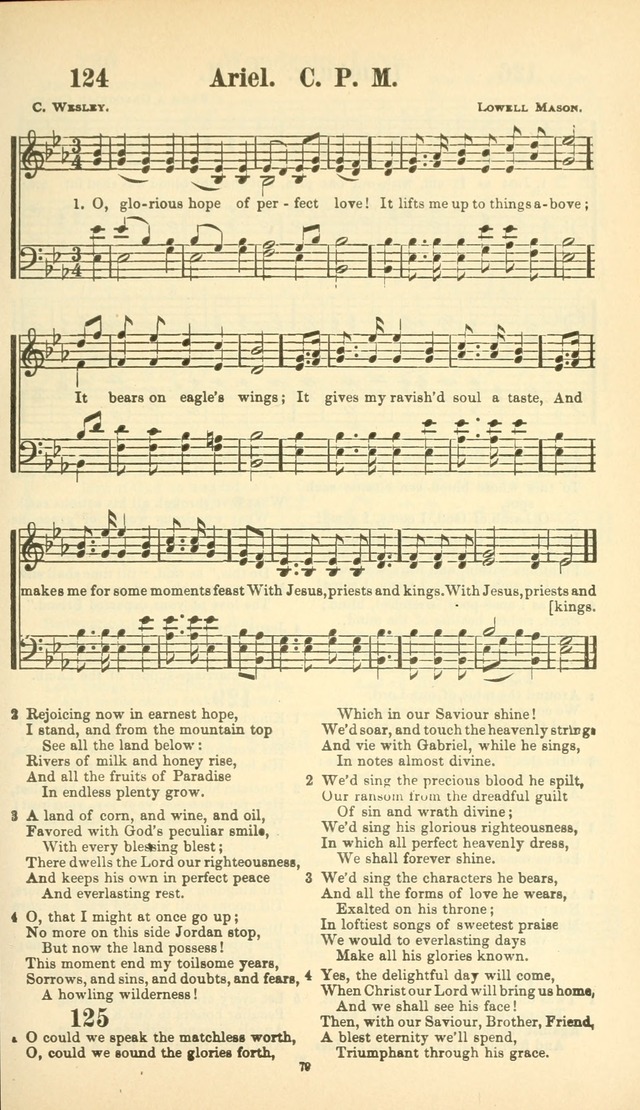 The New Jubilee Harp: or Christian hymns and songs. a new collection of hymns and tunes for public and social worship (With supplement) page 79