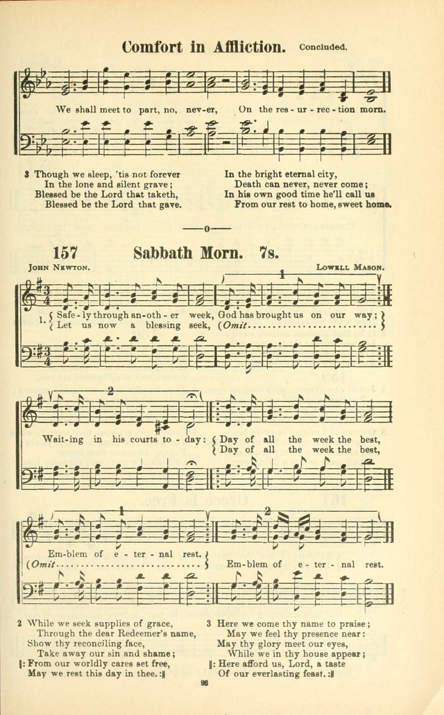 The New Jubilee Harp: or Christian hymns and songs. a new collection of hymns and tunes for public and social worship (With supplement) page 93