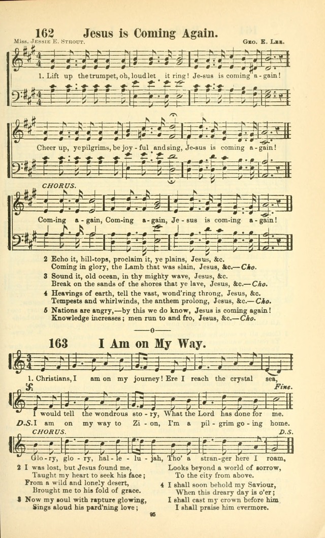The New Jubilee Harp: or Christian hymns and songs. a new collection of hymns and tunes for public and social worship (With supplement) page 95