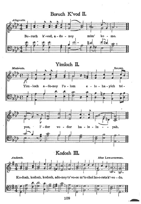 New Jewish Hymnal for Religious Schools and Junior Congregations. 8th ed. page 128