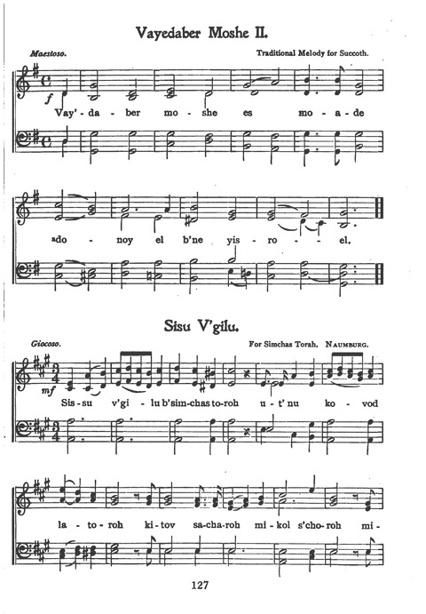 New Jewish Hymnal for Religious Schools and Junior Congregations. 8th ed. page 146
