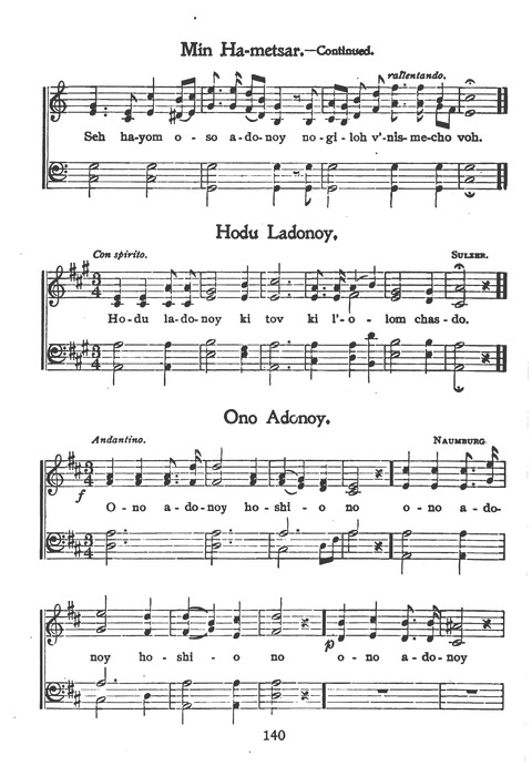 New Jewish Hymnal for Religious Schools and Junior Congregations. 8th ed. page 159