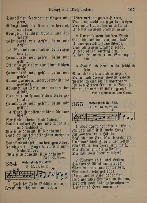 Der Neue Kleine Psalter: Zionslieder für den Gebrauch in Erbauungsstunden und Lagerversammlungen page 167