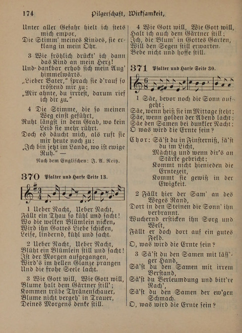 Der Neue Kleine Psalter: Zionslieder für den Gebrauch in Erbauungsstunden und Lagerversammlungen page 174