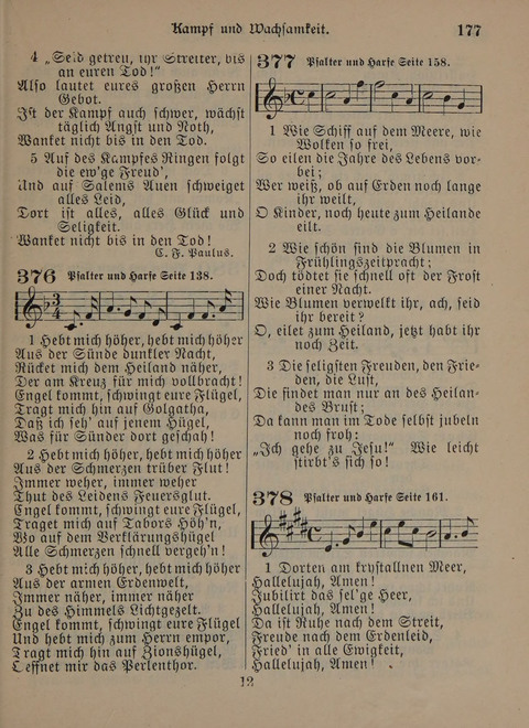 Der Neue Kleine Psalter: Zionslieder für den Gebrauch in Erbauungsstunden und Lagerversammlungen page 177