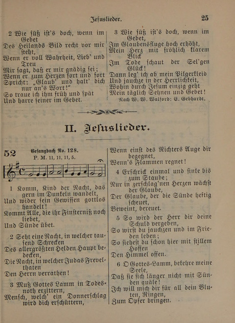 Der Neue Kleine Psalter: Zionslieder für den Gebrauch in Erbauungsstunden und Lagerversammlungen page 25