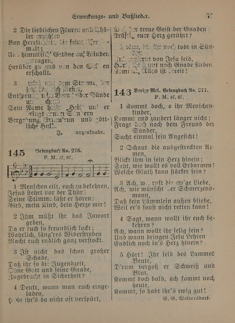 Der Neue Kleine Psalter: Zionslieder für den Gebrauch in Erbauungsstunden und Lagerversammlungen page 75