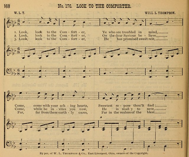 New Life No. 2: songs and tunes for Sunday schools, prayer meetings, and revival occasions page 168