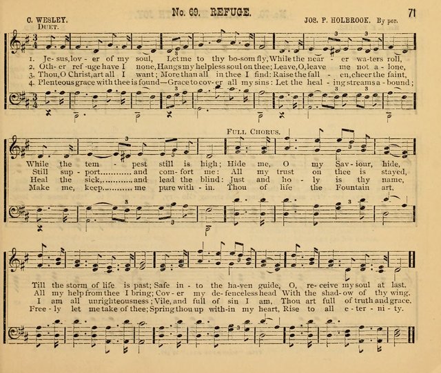 New Life No. 2: songs and tunes for Sunday schools, prayer meetings, and revival occasions page 71