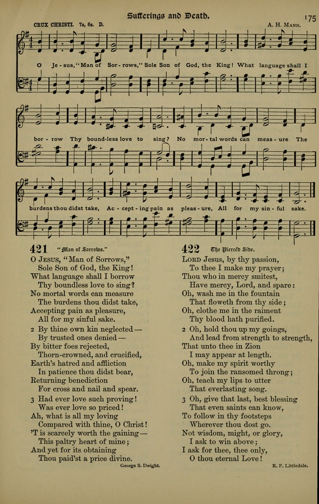 The New Laudes Domini: a selection of spiritual songs, ancient and modern for use in Baptist churches page 175