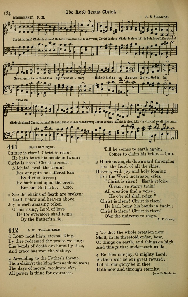 The New Laudes Domini: a selection of spiritual songs, ancient and modern for use in Baptist churches page 184