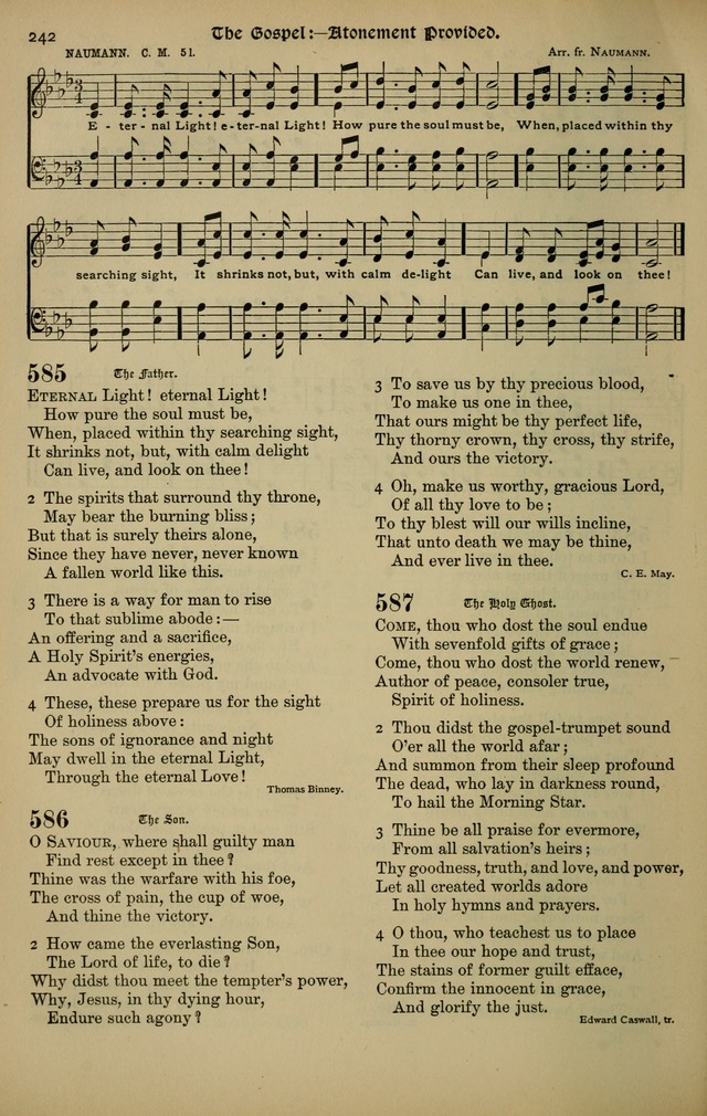 The New Laudes Domini: a selection of spiritual songs, ancient and modern for use in Baptist churches page 242