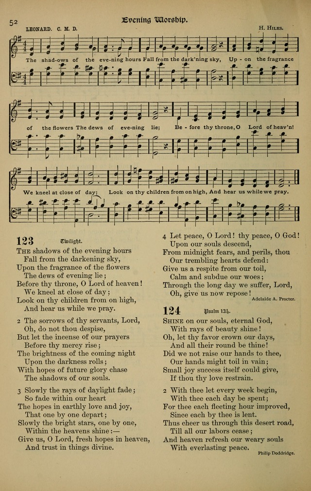 The New Laudes Domini: a selection of spiritual songs, ancient and modern for use in Baptist churches page 52