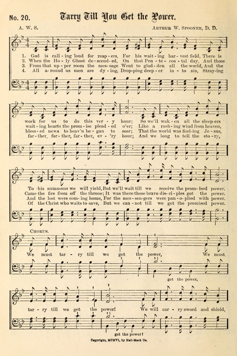 The New Life Hymnal page 20