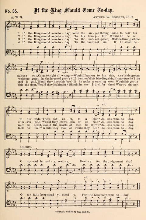 The New Life Hymnal page 35