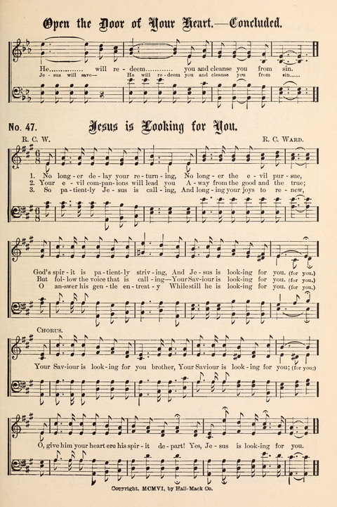 The New Life Hymnal page 47